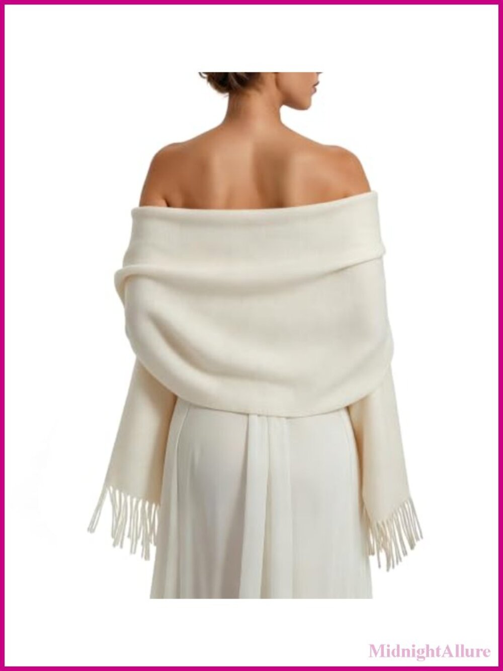 Oversized Fringe Shawl Wrap Large Scarf for Evening Dresses Travel